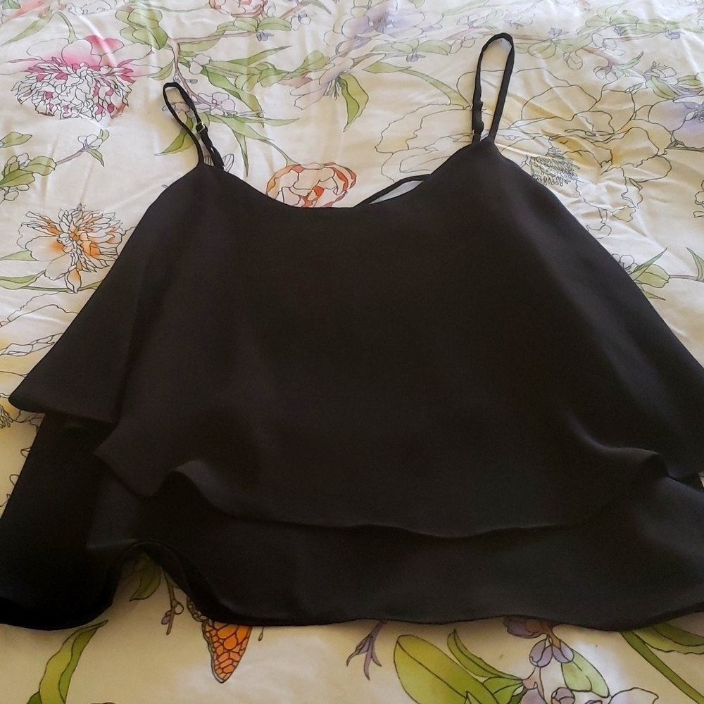 Angll black blouse Medium